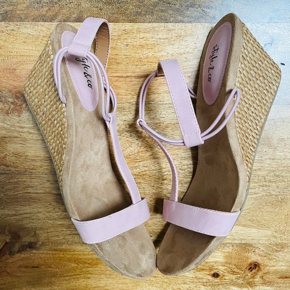 NWOT Style&Co - Mulan Wedge Sandals - Picture 7 of 10
